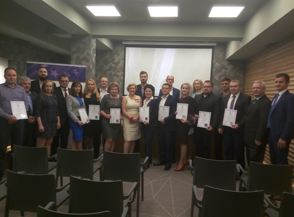 Moldovan students at graduation ceremony