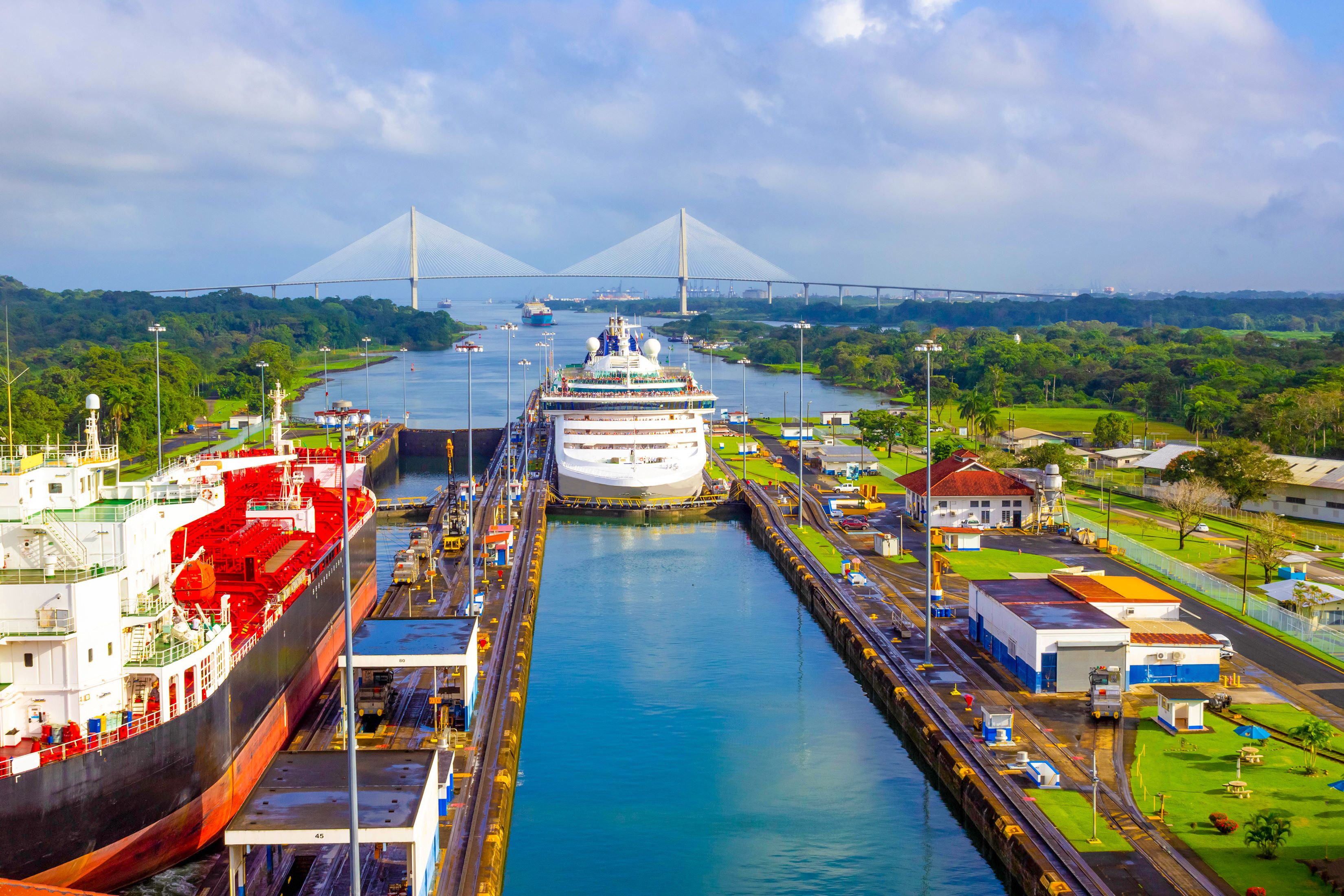 Ship waiting at port