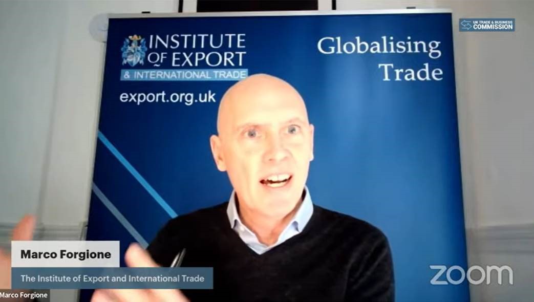 Marco Forgione at UK Trade and Business Commission