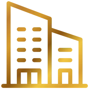 Business Of The Year Icon Gold Gradient