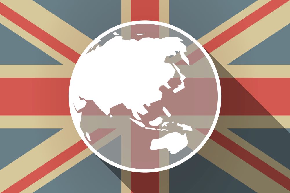 Trade with GB flag